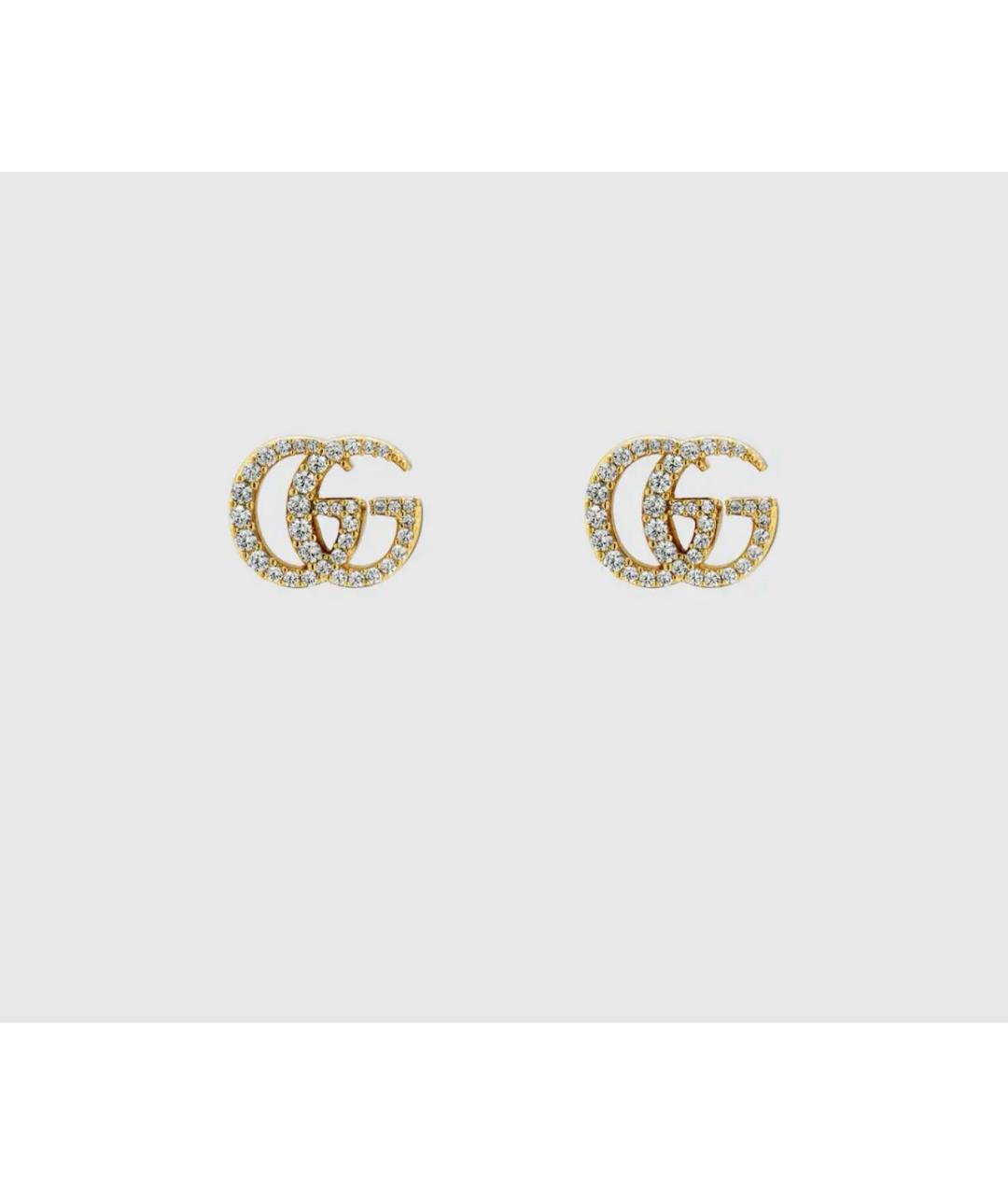 GUCCI Золотые позолоченные серьги, фото 4