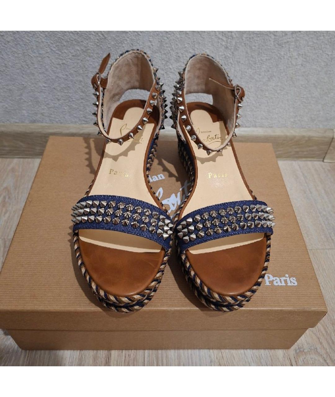 CHRISTIAN LOUBOUTIN Мульти босоножки, фото 2