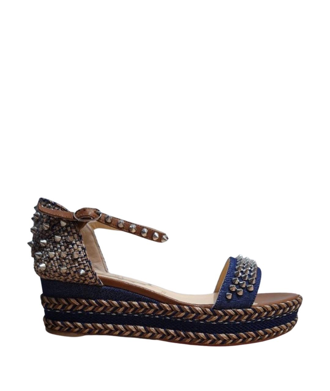 CHRISTIAN LOUBOUTIN Мульти босоножки, фото 1