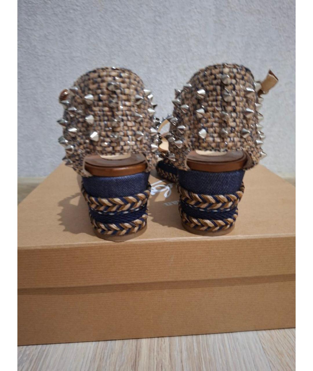 CHRISTIAN LOUBOUTIN Мульти босоножки, фото 3