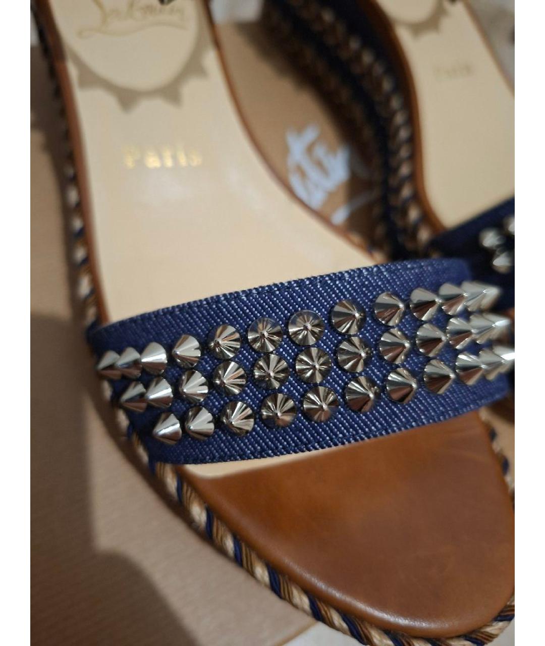 CHRISTIAN LOUBOUTIN Мульти босоножки, фото 5
