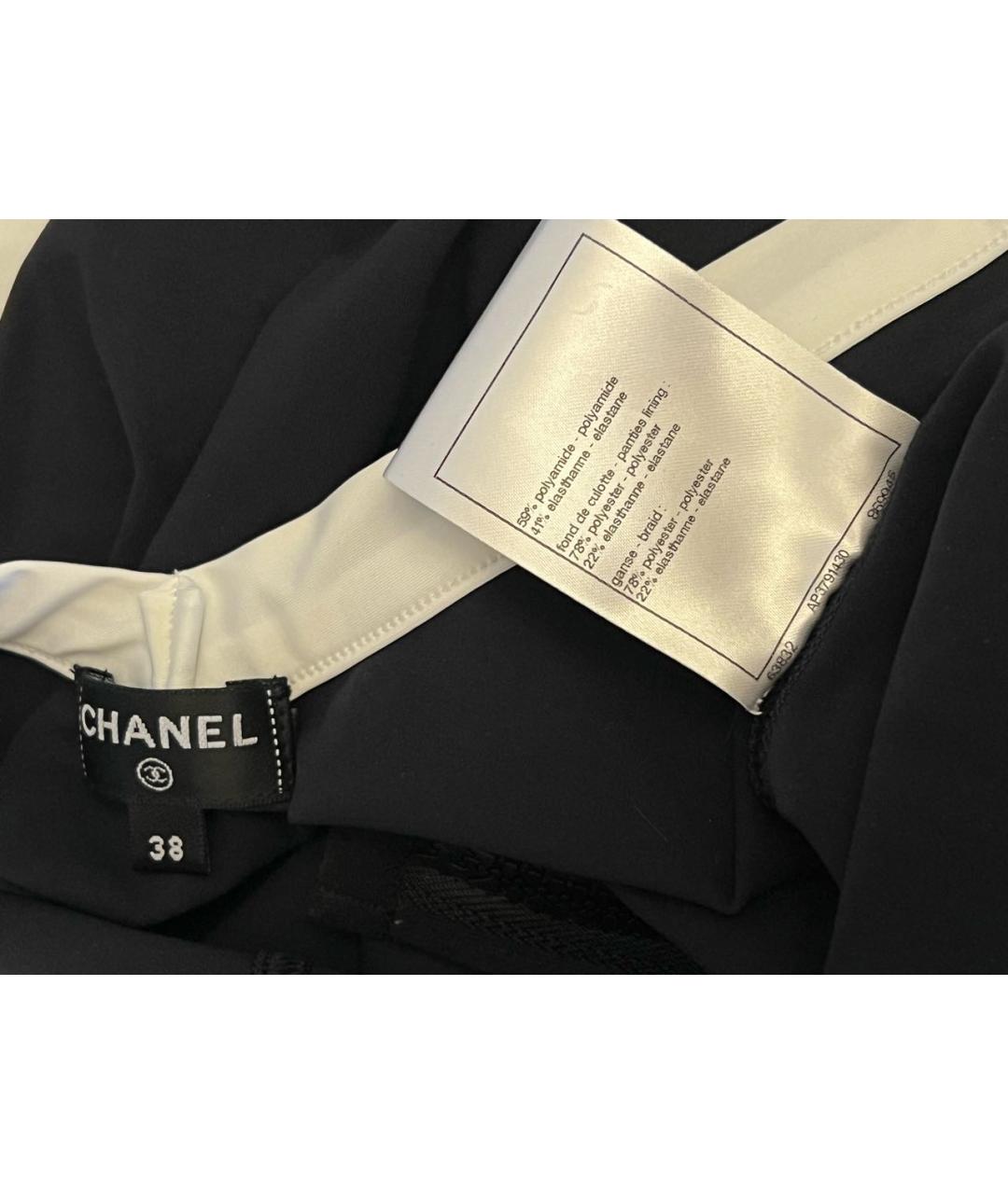 CHANEL Черный полиамидовый купальник, фото 6
