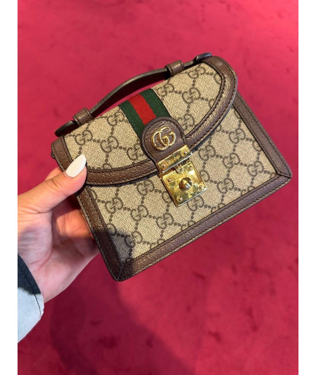 GUCCI Бежевая сумка через плечо, фото 4