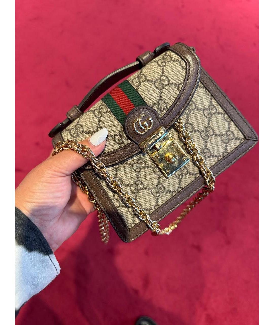 GUCCI Бежевая сумка через плечо, фото 5