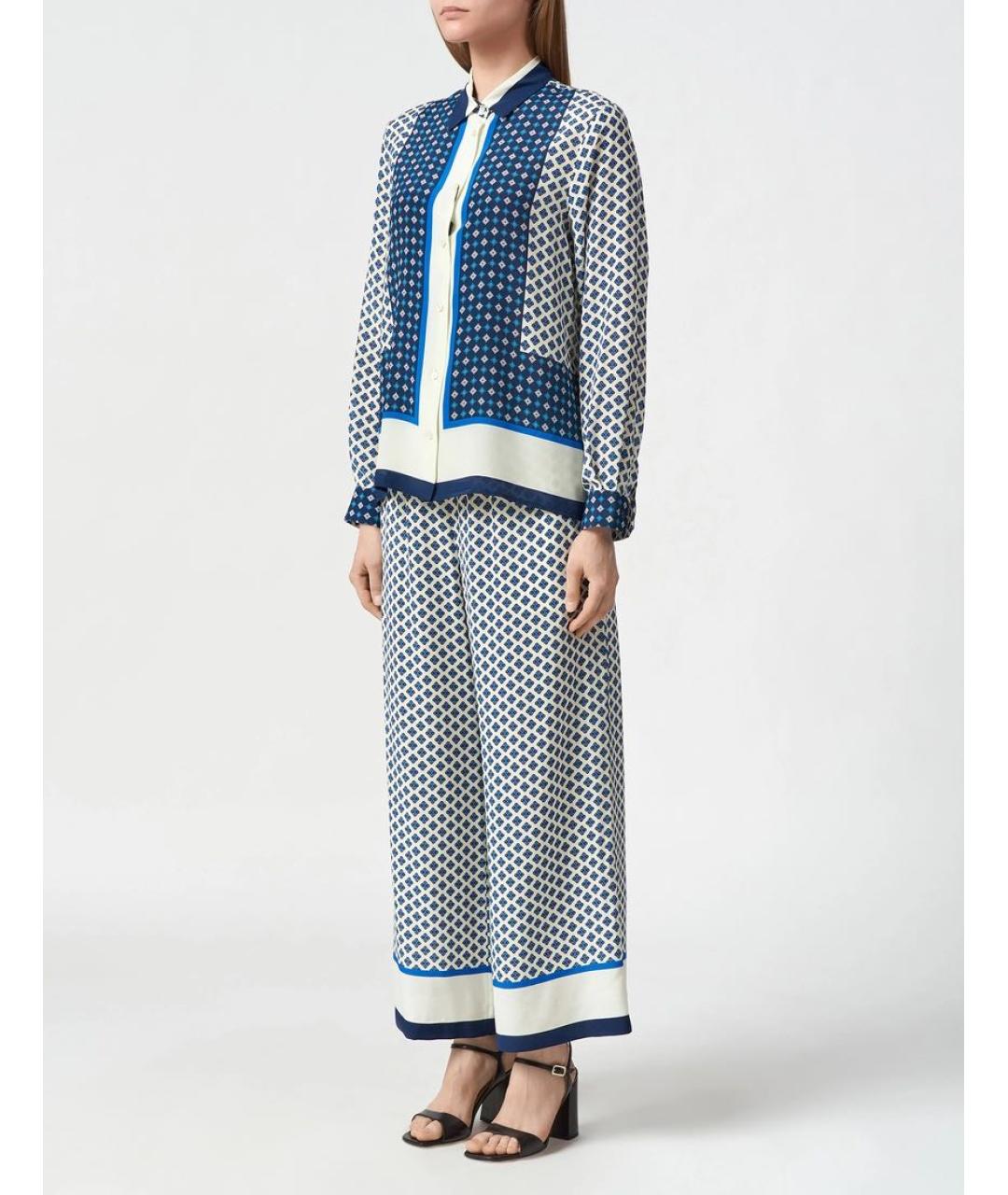 WEEKEND MAX MARA Мульти шелковая блузы, фото 6