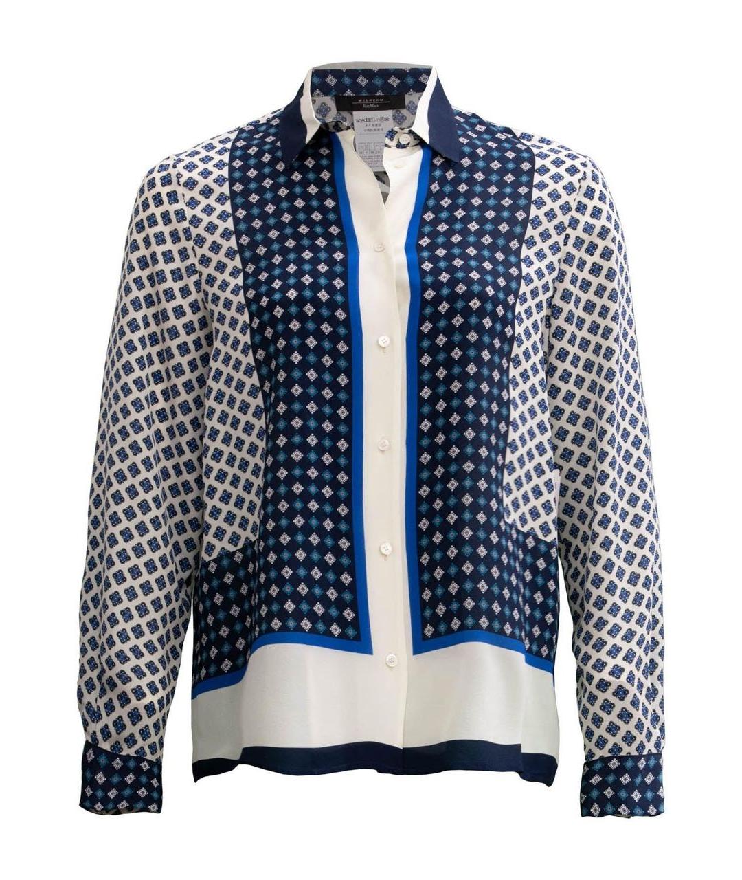 WEEKEND MAX MARA Мульти шелковая блузы, фото 7
