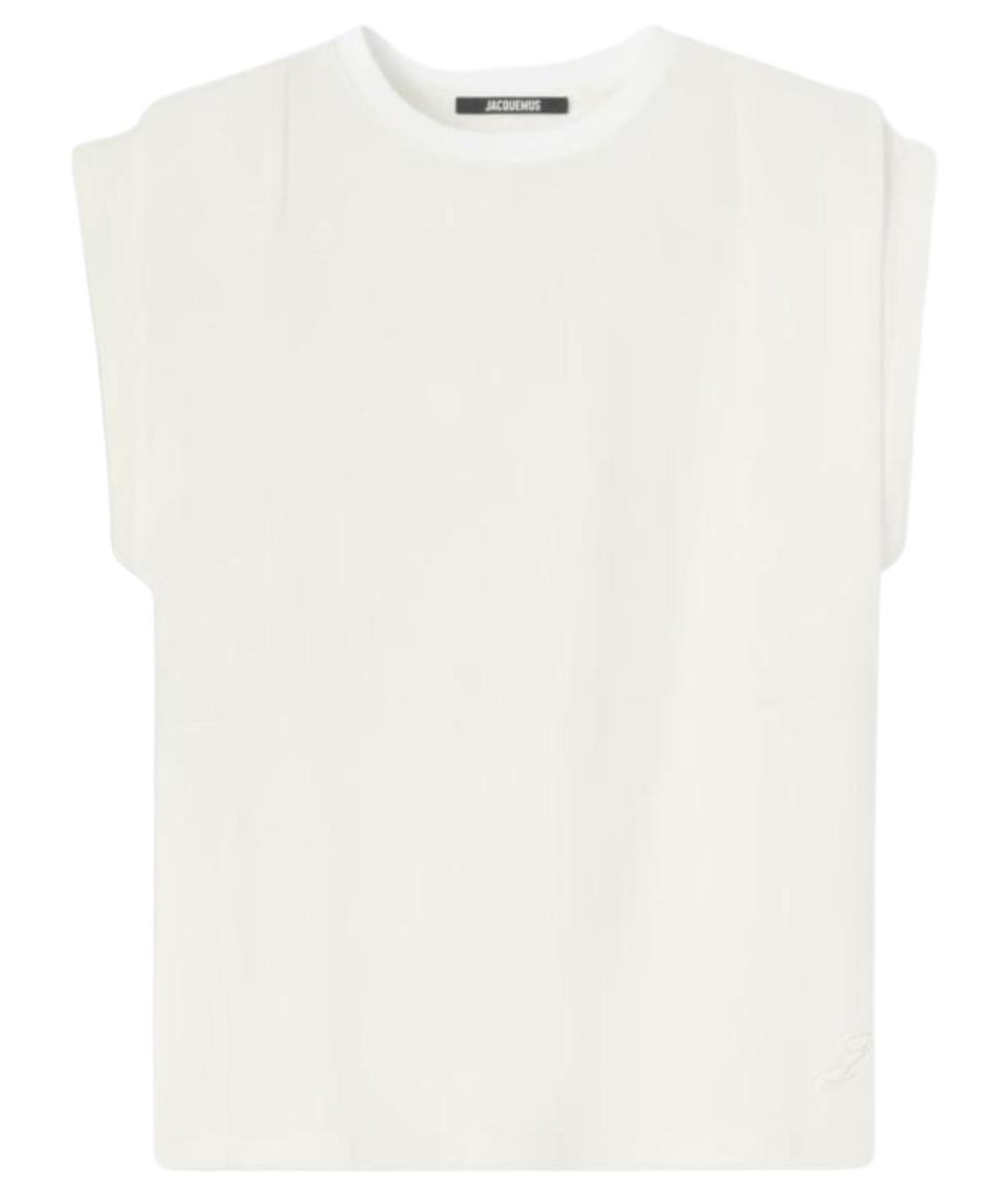JACQUEMUS Белая футболка, фото 1