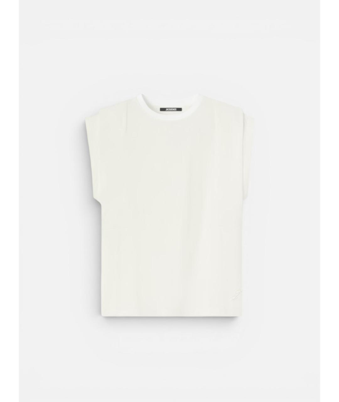 JACQUEMUS Белая футболка, фото 6