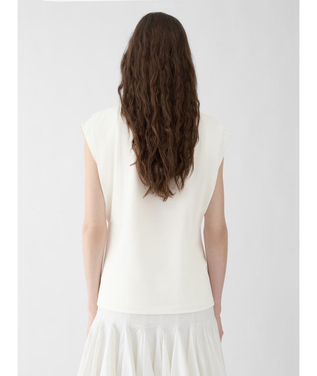 JACQUEMUS Белая футболка, фото 4