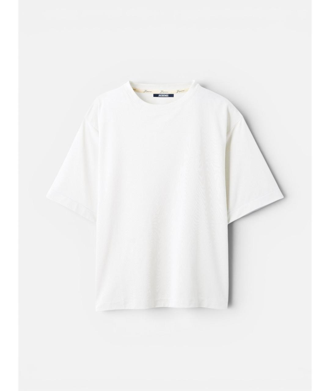 JACQUEMUS Белая футболка, фото 4
