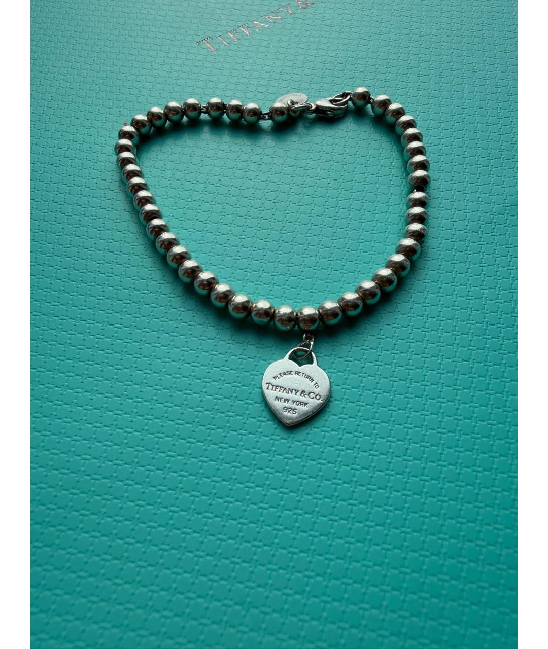 TIFFANY&CO Серебряный серебряный браслет, фото 3