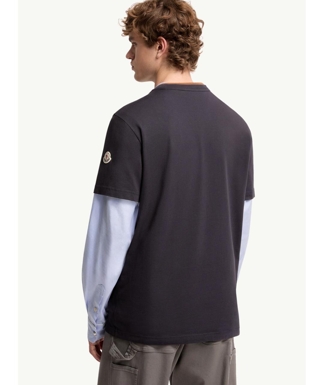 MONCLER Хлопковая футболка, фото 3