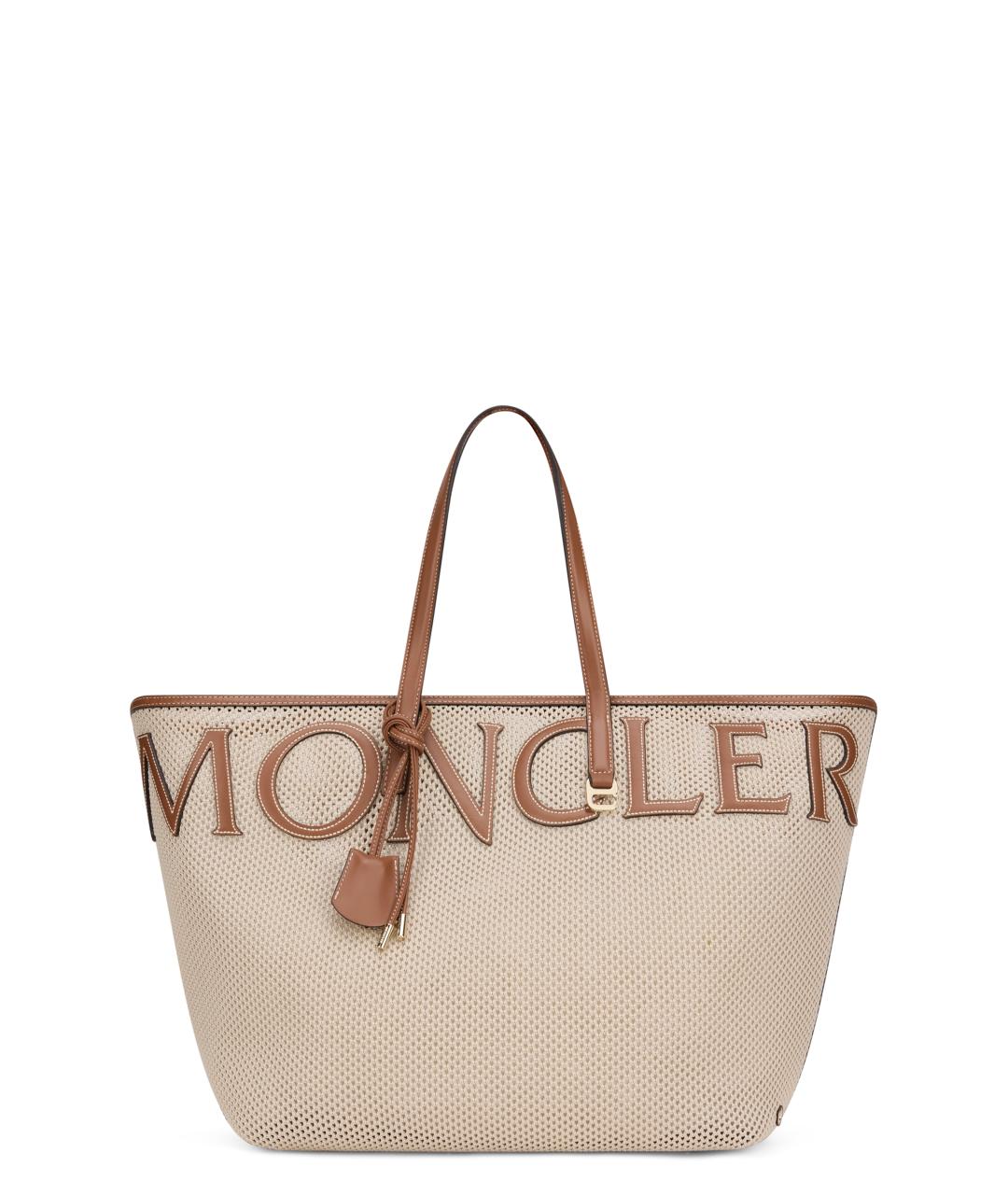 MONCLER Бежевая сумка тоут, фото 1