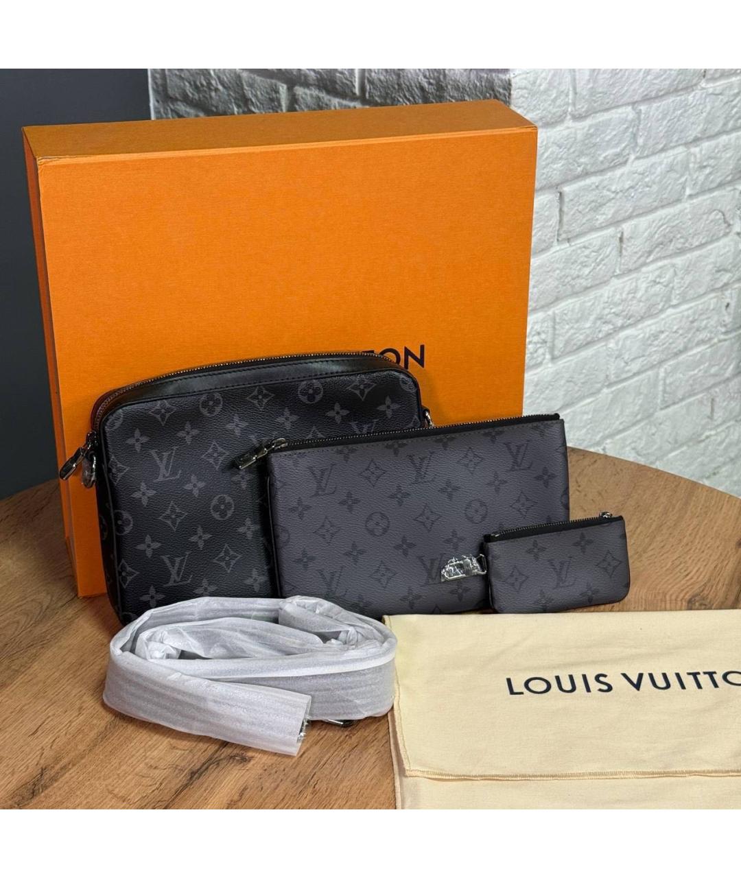 LOUIS VUITTON Серая сумка на плечо, фото 5