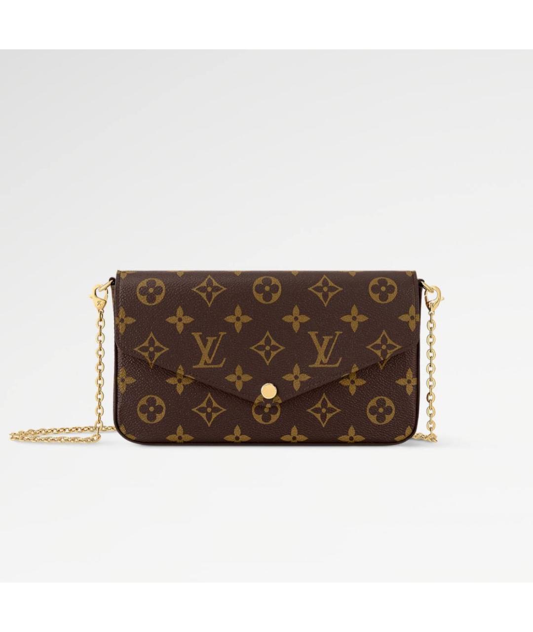 LOUIS VUITTON Коричневая сумка через плечо, фото 6