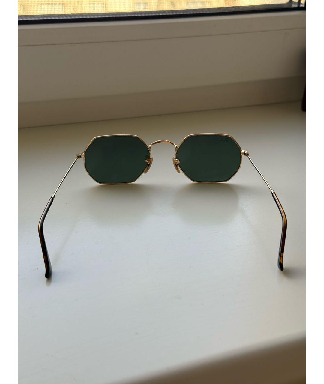 RAY BAN Металлические солнцезащитные очки, фото 5