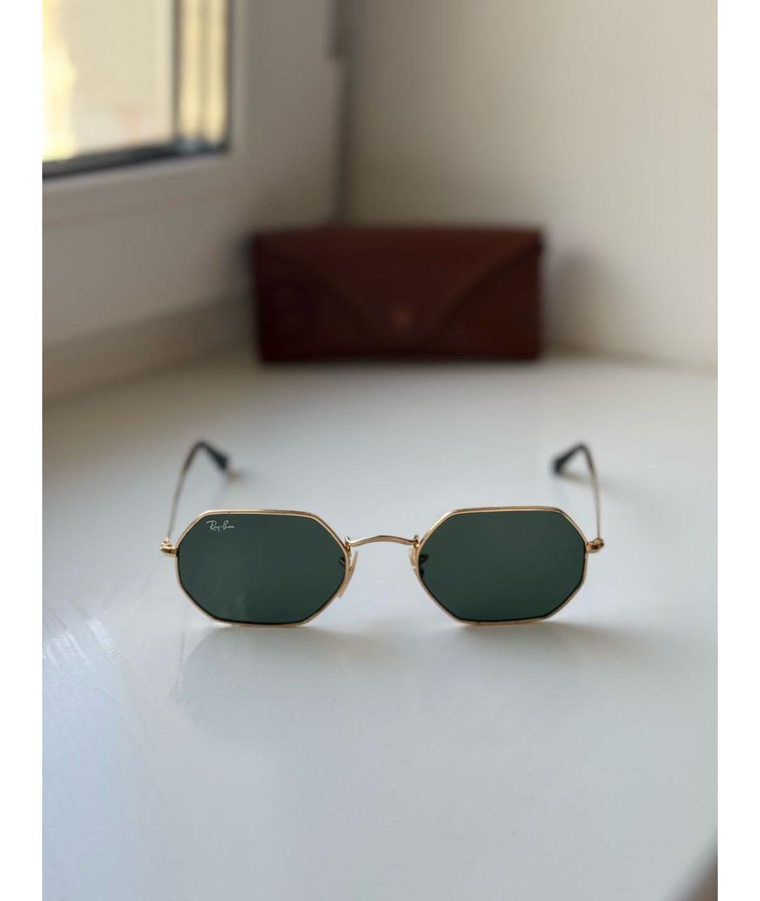 RAY BAN Металлические солнцезащитные очки, фото 2