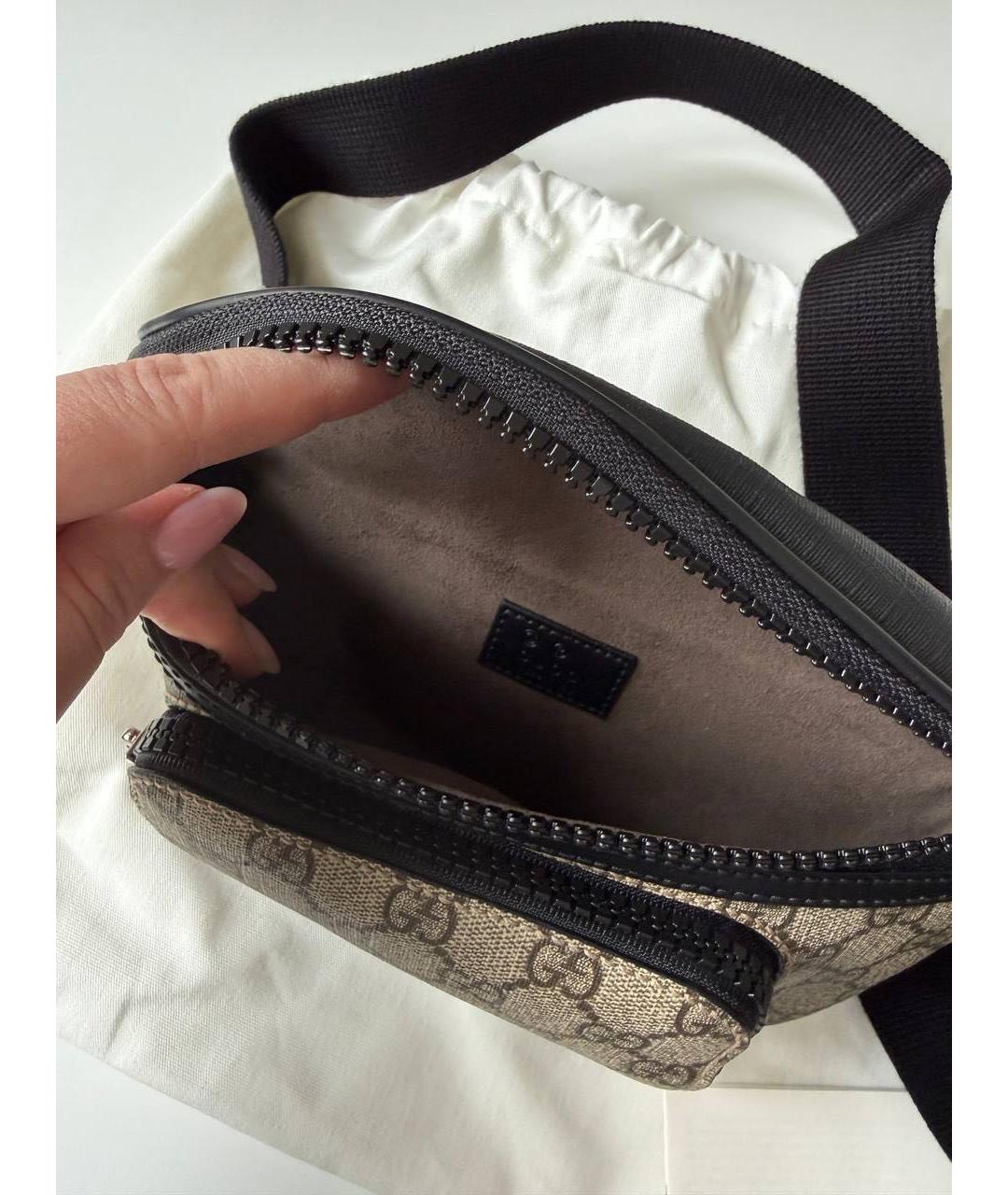 GUCCI Бежевая поясная сумка, фото 6