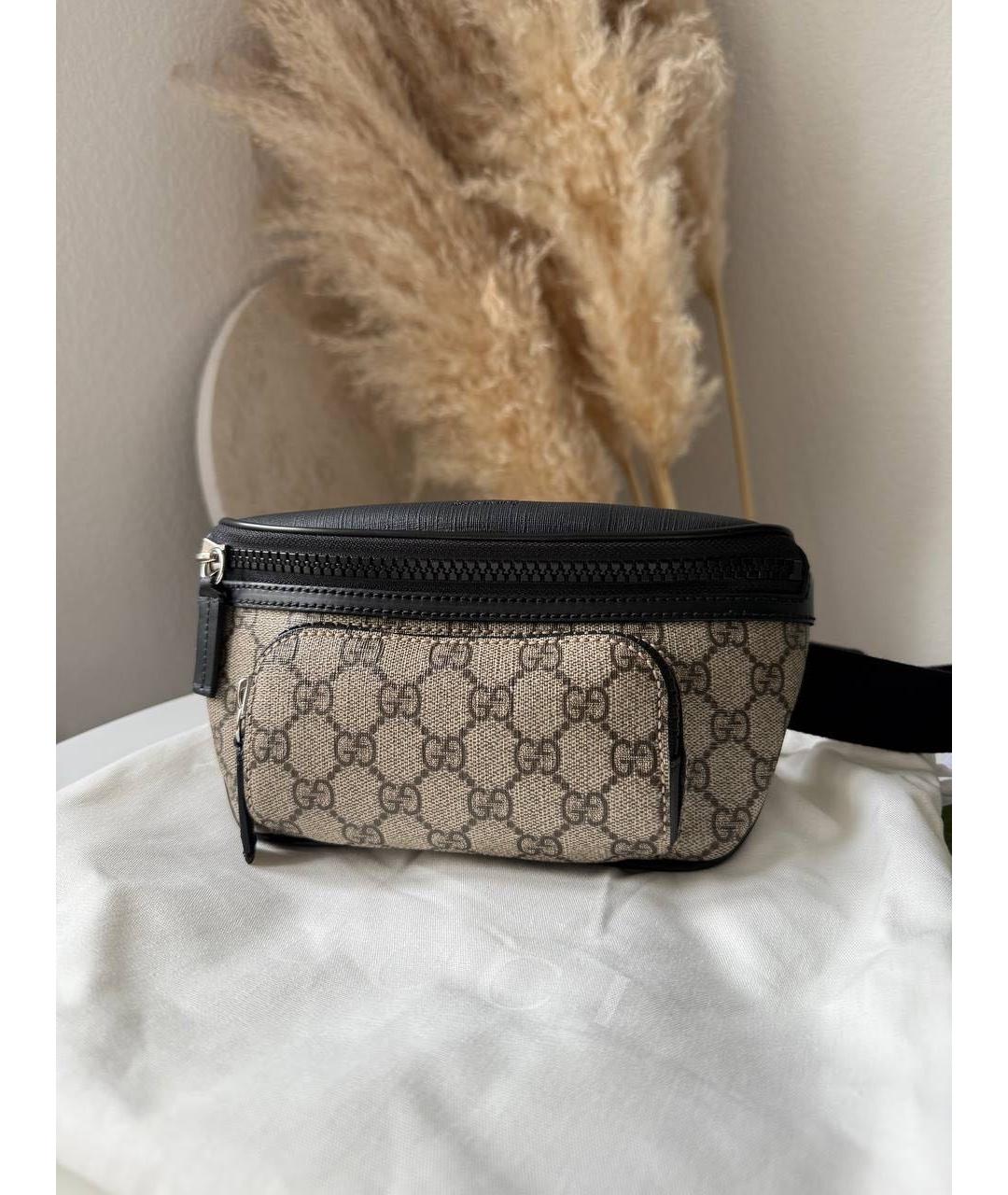 GUCCI Бежевая поясная сумка, фото 9