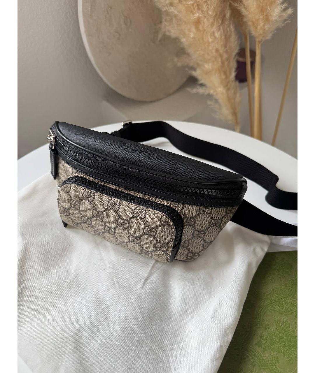 GUCCI Бежевая поясная сумка, фото 4