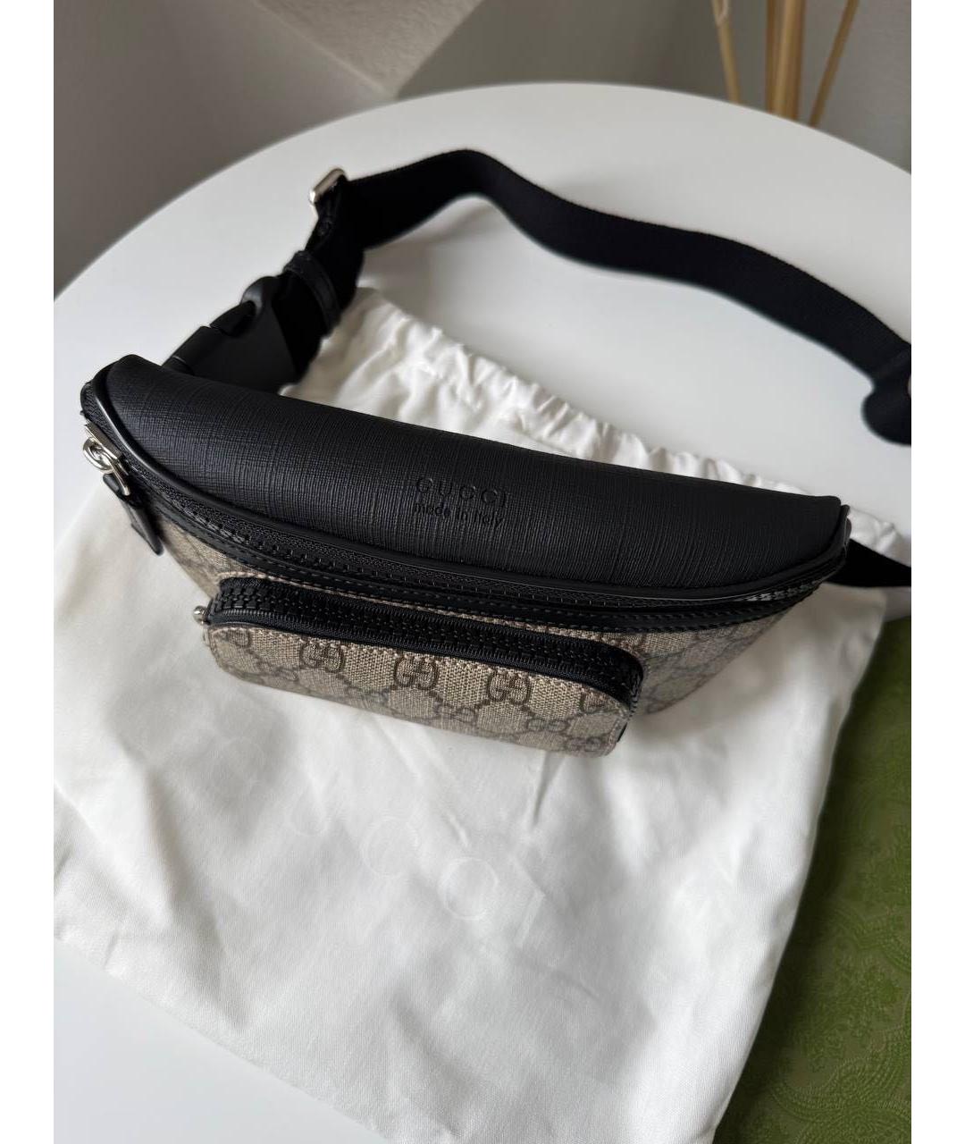 GUCCI Бежевая поясная сумка, фото 3