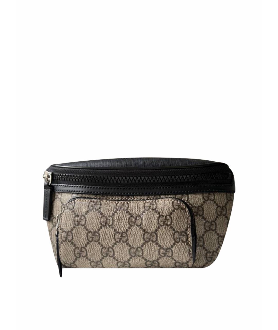 GUCCI Бежевая поясная сумка, фото 1
