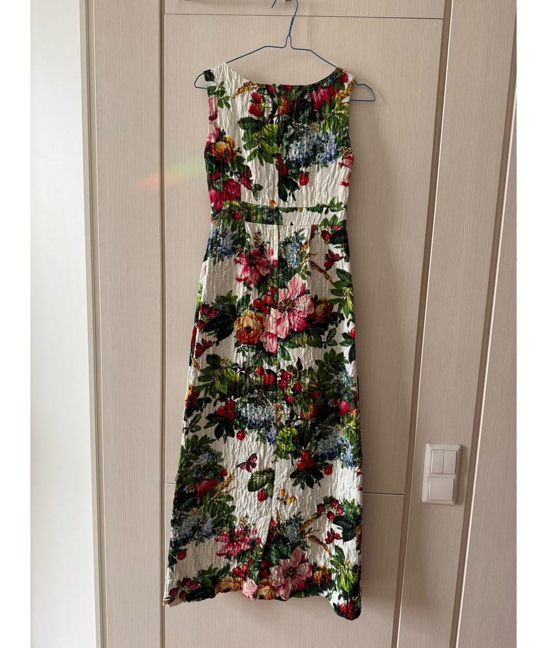 DOLCE&GABBANA Мульти хлопковое повседневное платье, фото 2