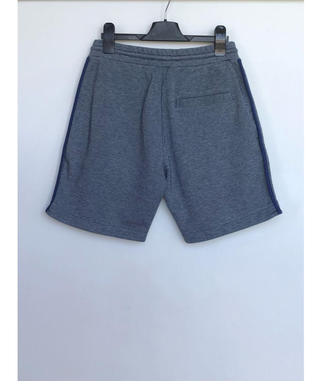 BIKKEMBERGS Синие хлопковые шорты, фото 2