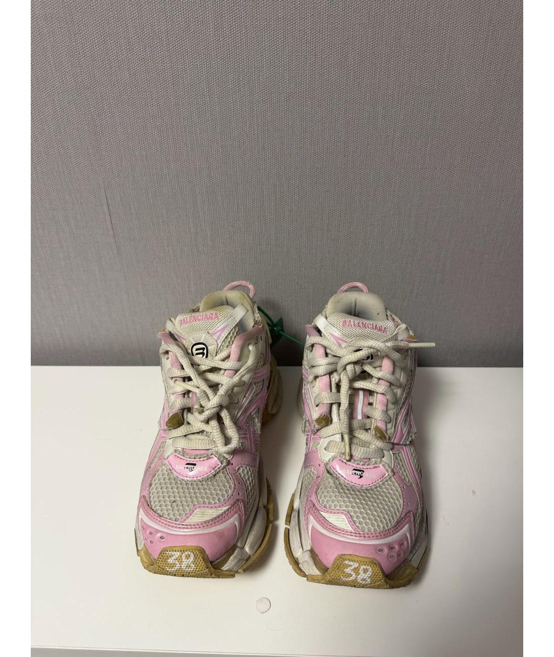 BALENCIAGA Розовые кроссовки, фото 2