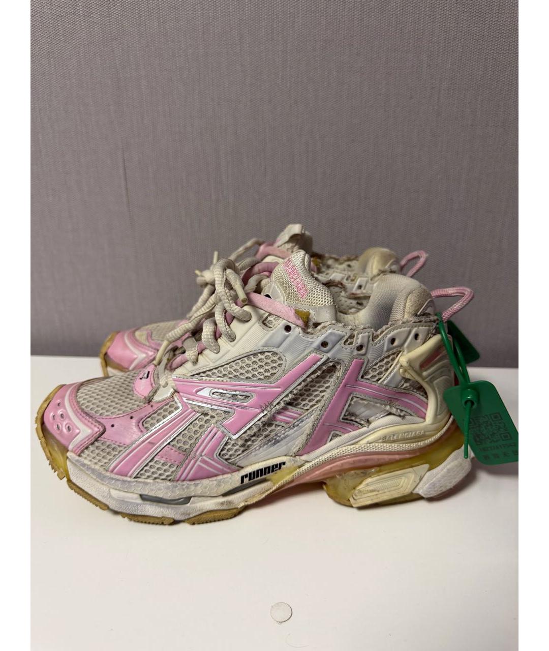 BALENCIAGA Розовые кроссовки, фото 6