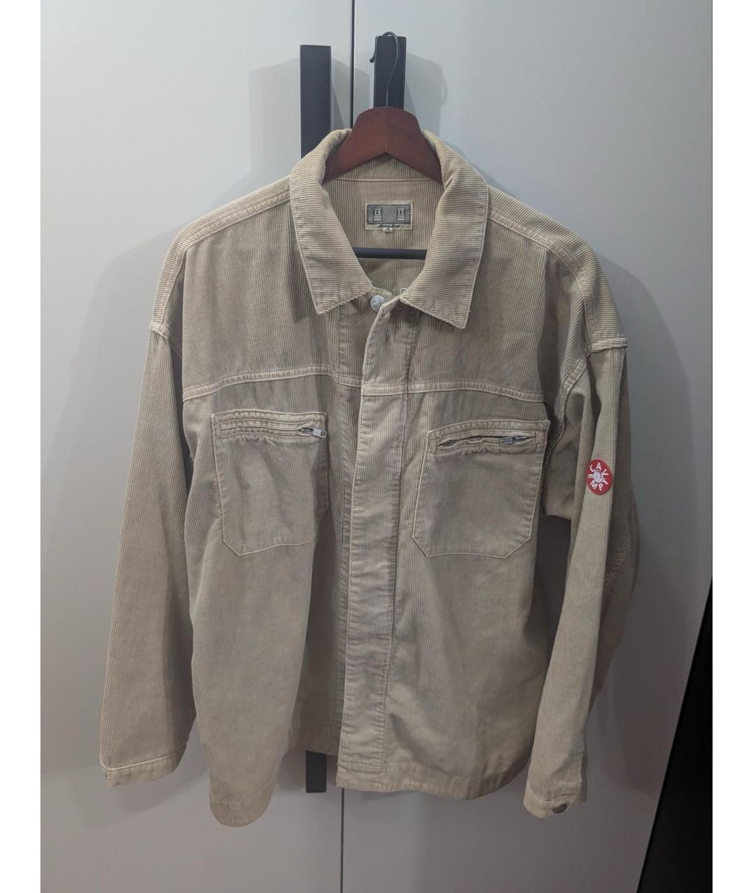 CAV EMPT Бежевая хлопковая кэжуал рубашка, фото 4