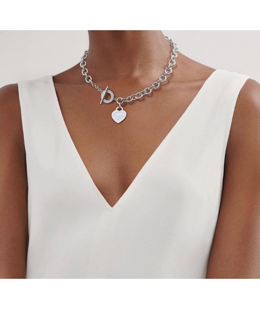 TIFFANY&CO Серебряная серебряная подвеска, фото 3