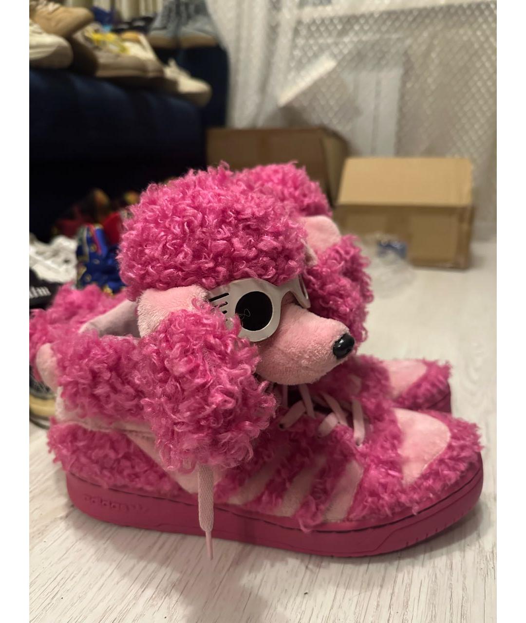 ADIDAS Розовые высокие кроссовки / кеды, фото 5