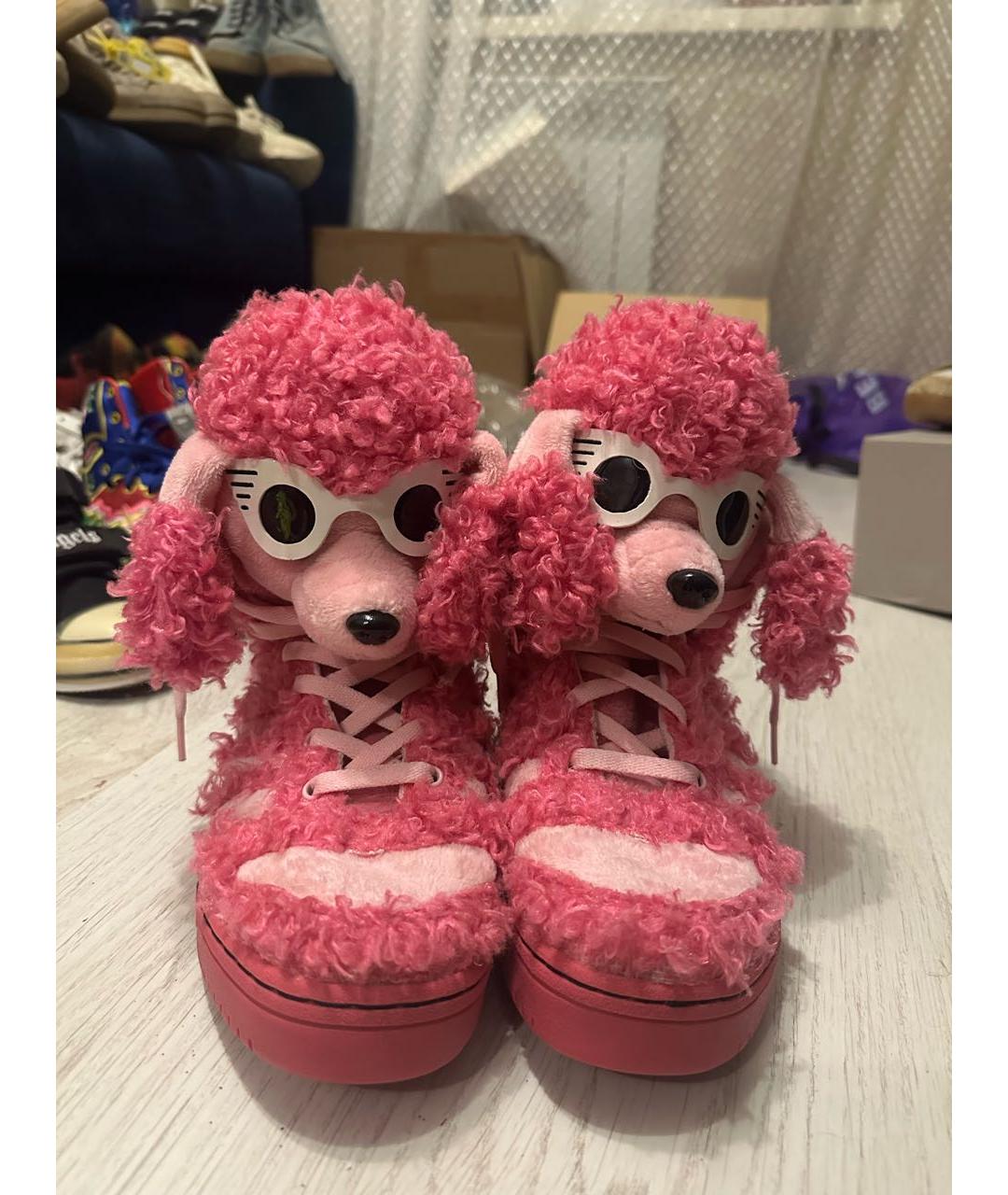 ADIDAS Розовые высокие кроссовки / кеды, фото 2