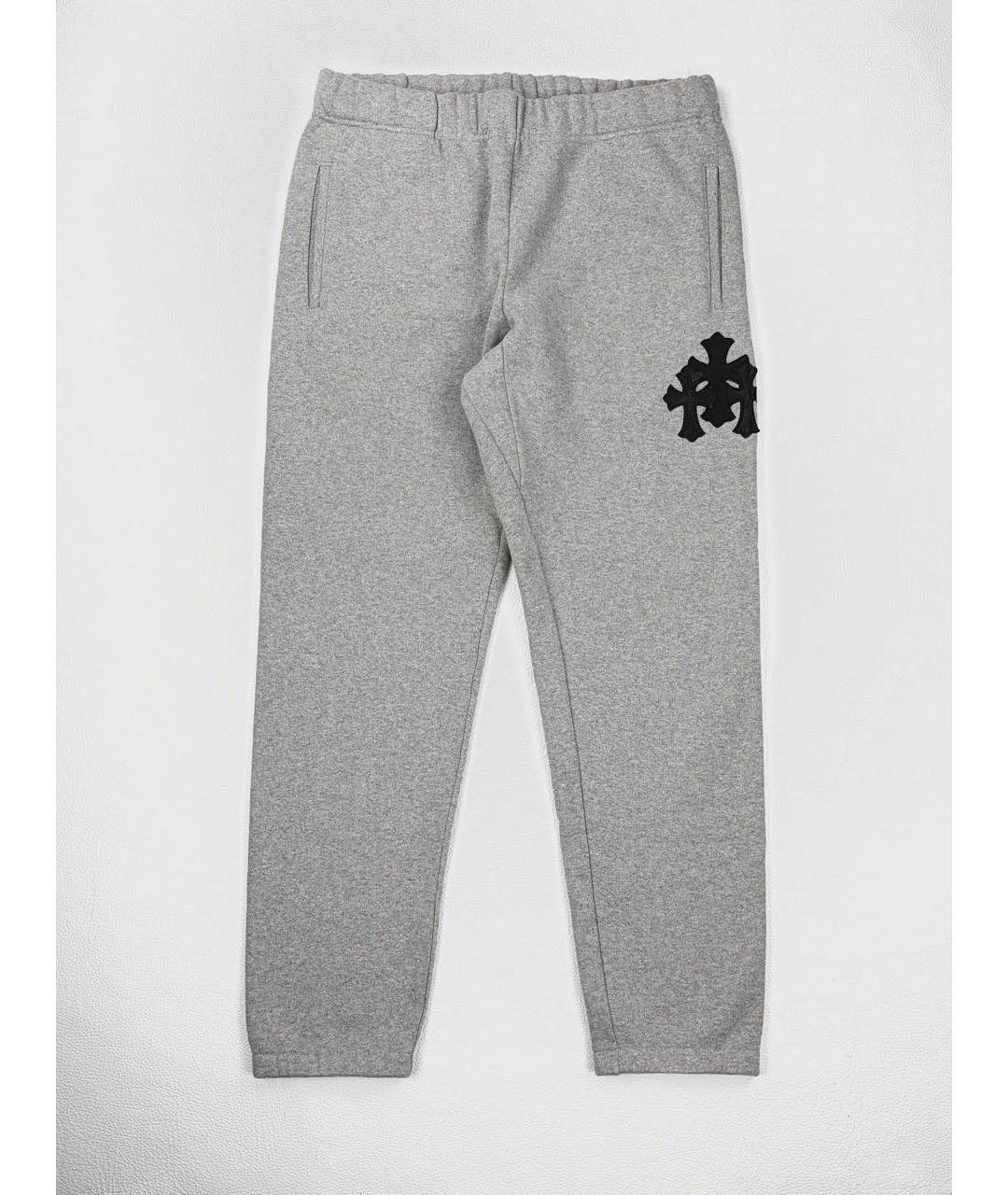 CHROME HEARTS Серый хлопковый спортивный костюм, фото 2