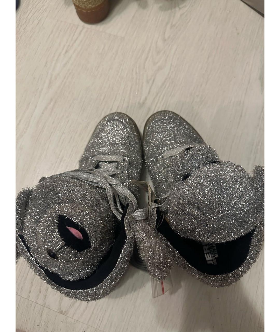ADIDAS Серебряные высокие кроссовки / кеды, фото 3