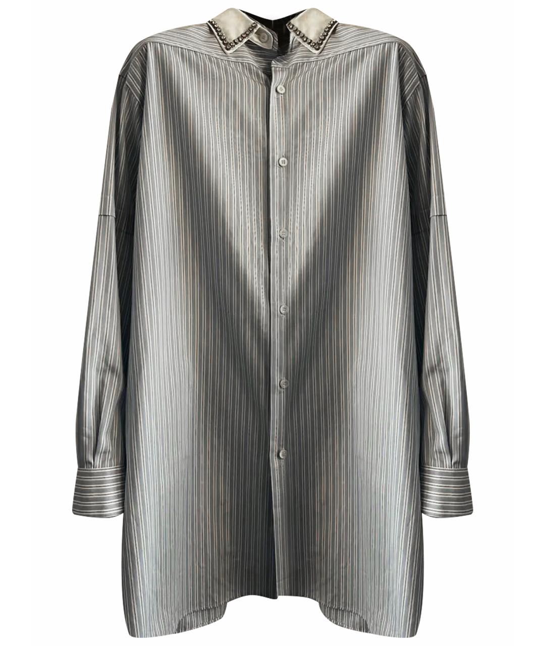 PRADA Голубая хлопковая рубашка, фото 1