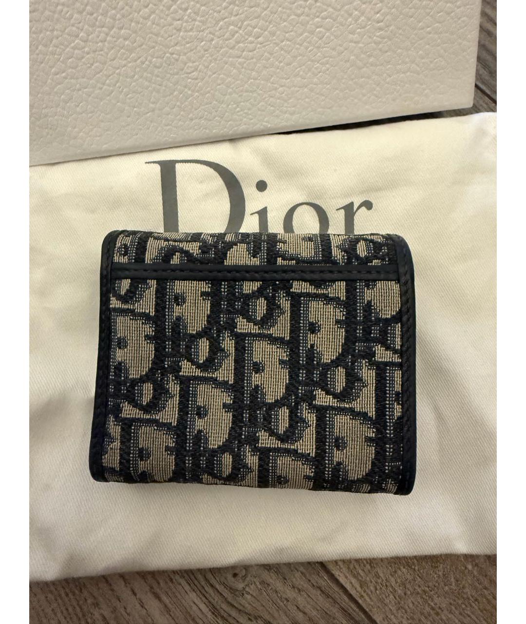 CHRISTIAN DIOR Темно-синий кошелек, фото 2