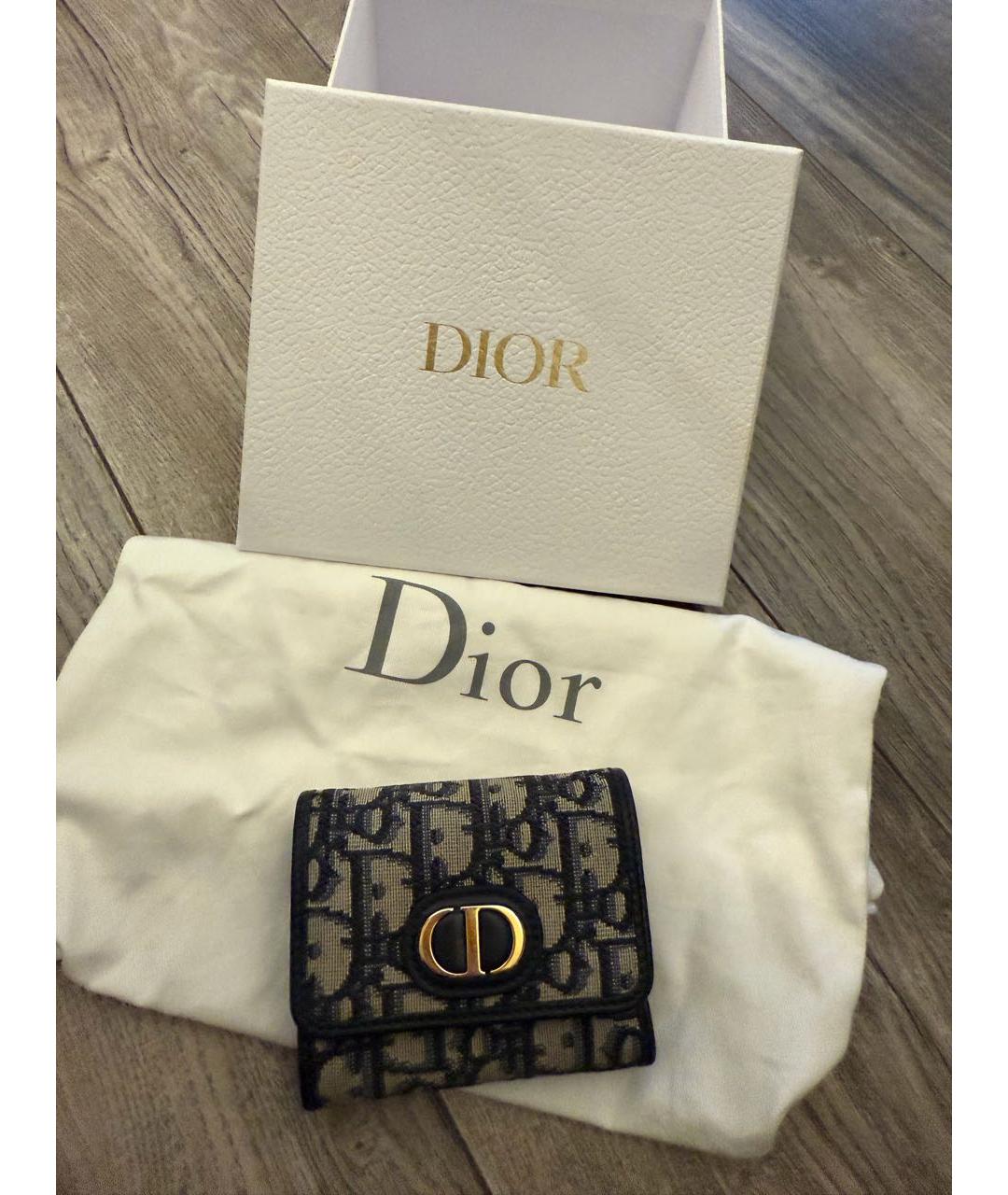 CHRISTIAN DIOR Темно-синий кошелек, фото 7