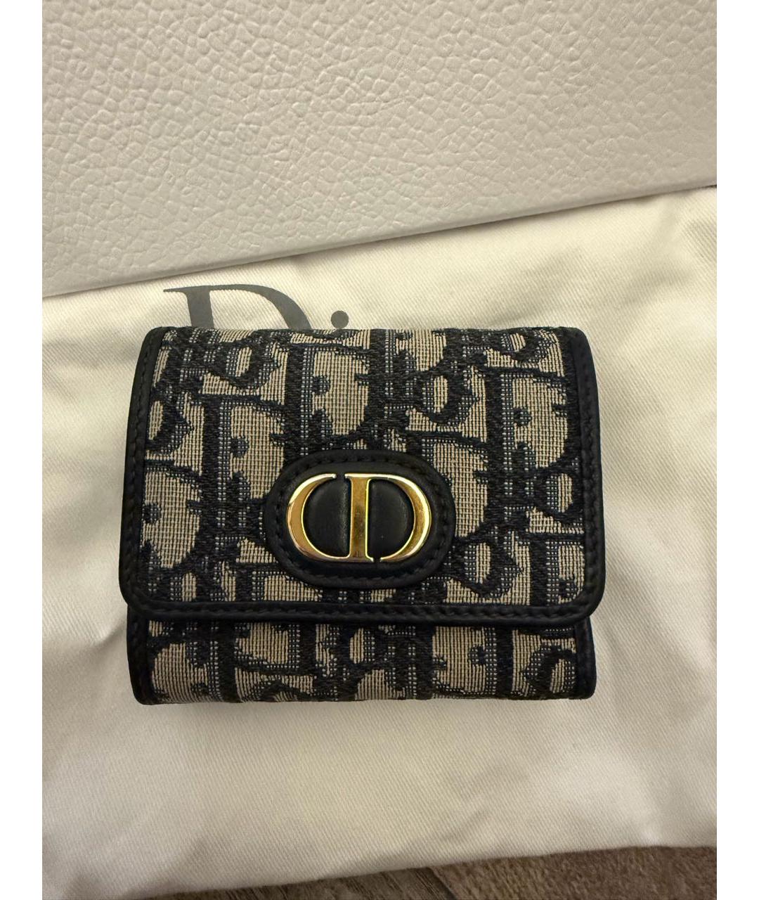 CHRISTIAN DIOR Темно-синий кошелек, фото 8