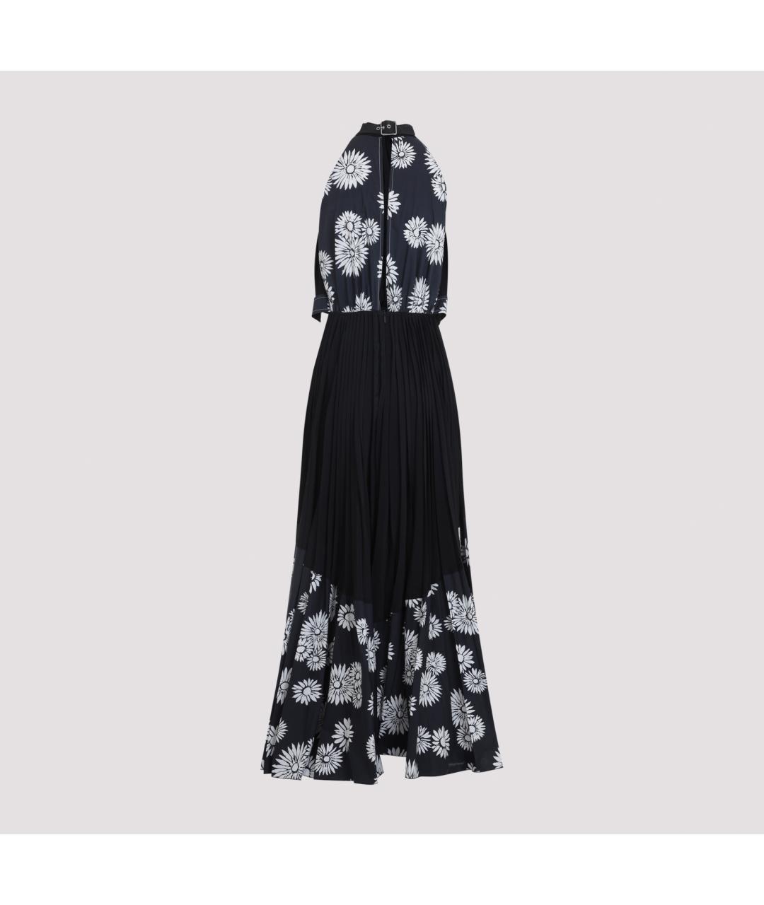 LANVIN Черное хлопковое повседневное платье, фото 3