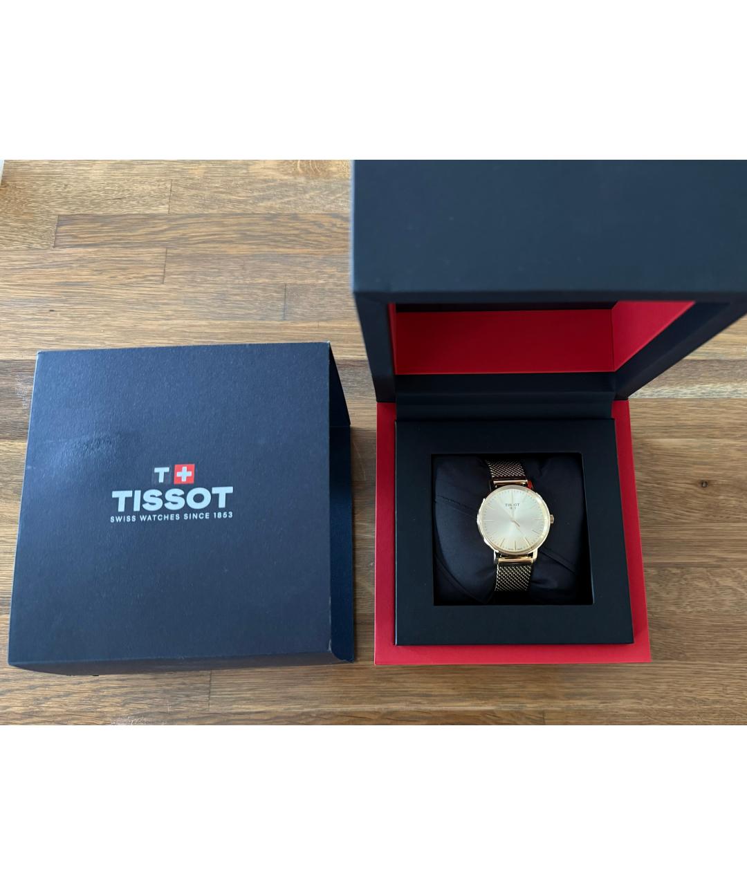 TISSOT Золотые позолоченные часы, фото 2
