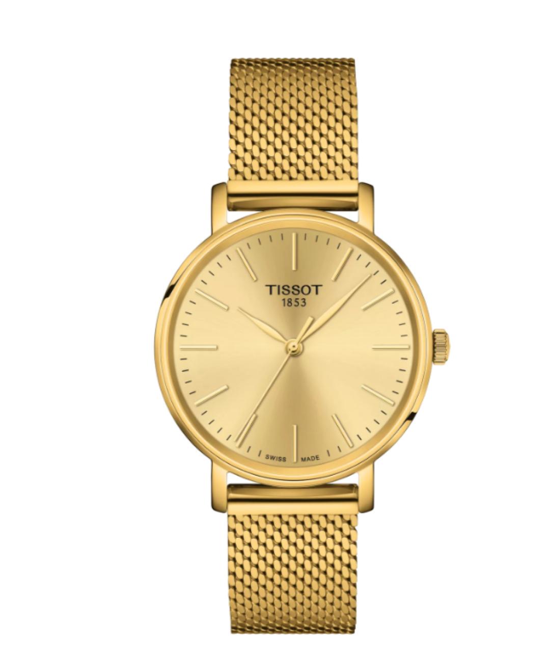 TISSOT Золотые позолоченные часы, фото 5