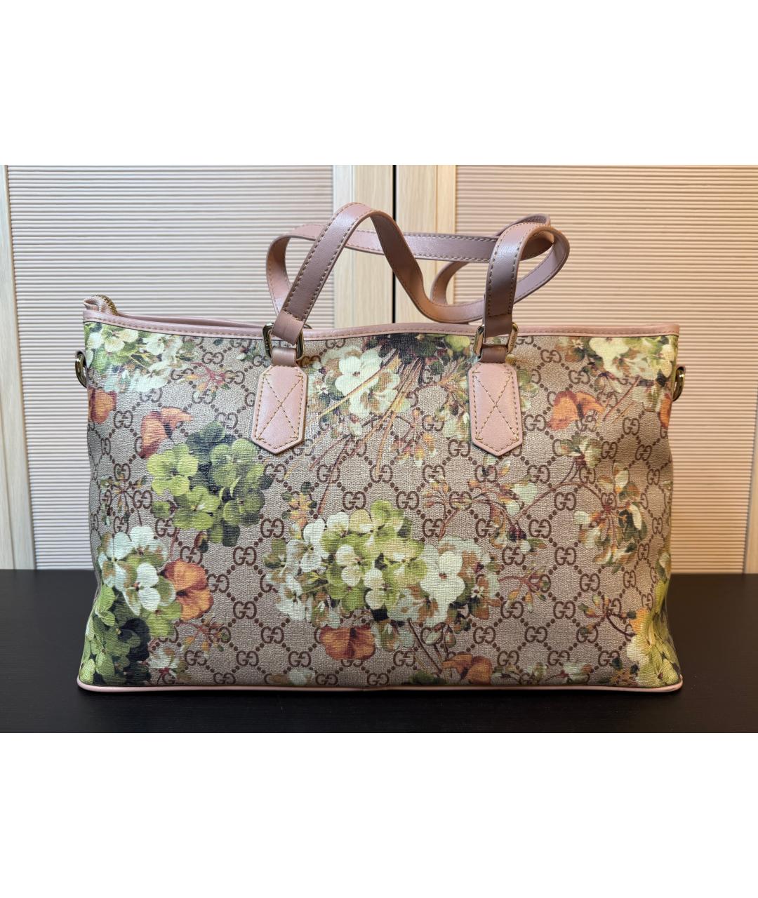 GUCCI Бежевая сумка с короткими ручками, фото 3