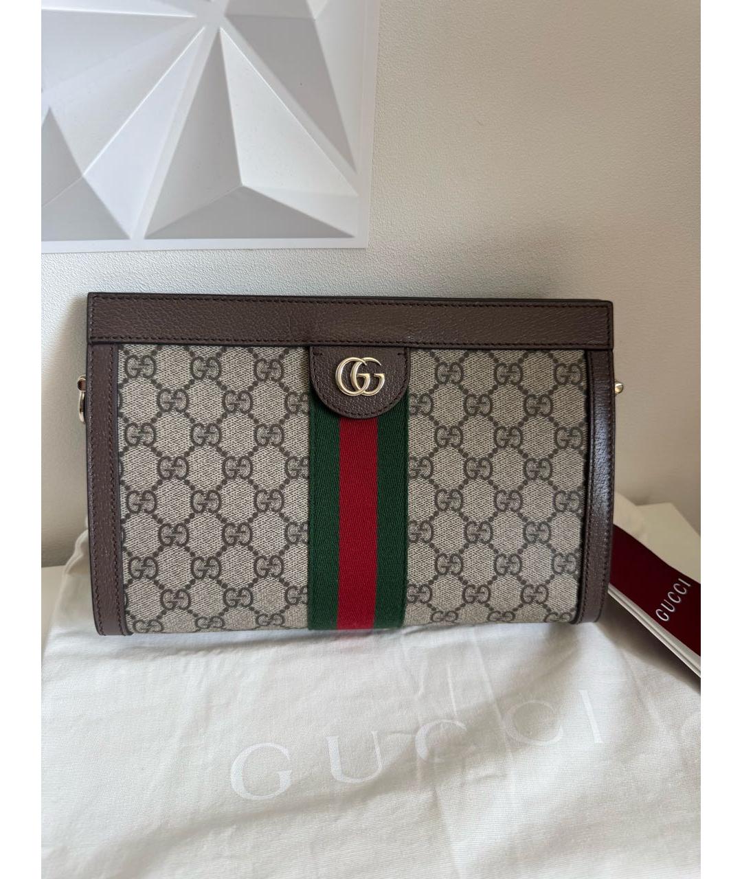 GUCCI Бежевая сумка на плечо, фото 5