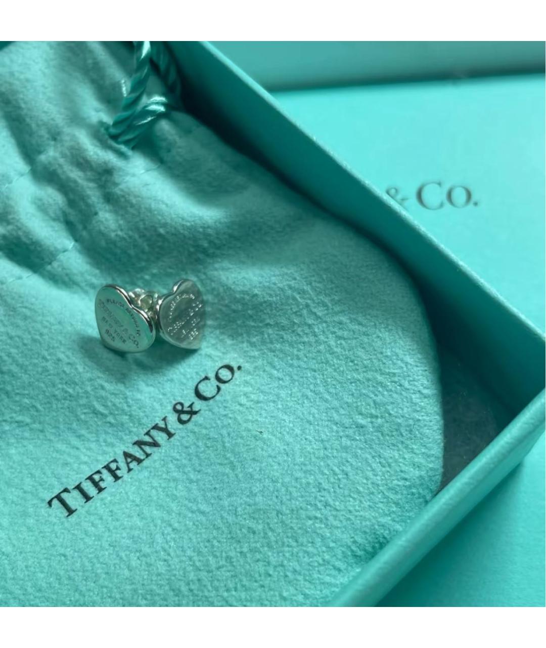 TIFFANY&CO Серебряные серебряные серьги, фото 5