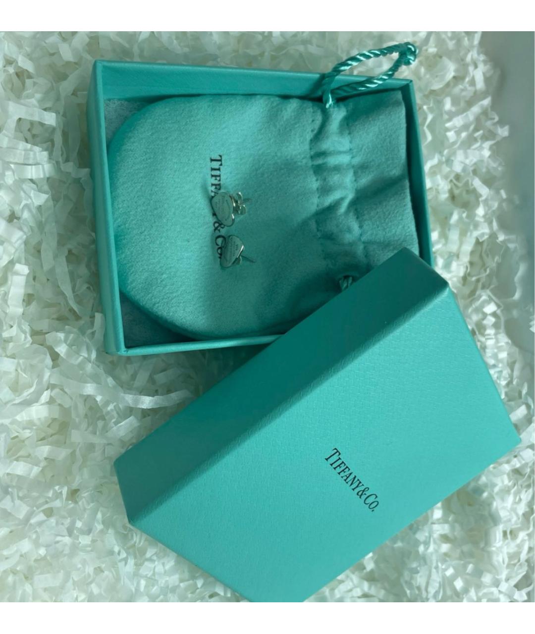 TIFFANY&CO Серебряные серебряные серьги, фото 7