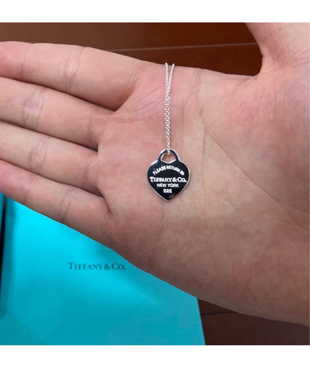 TIFFANY&CO Серебряный серебряный кулон, фото 4