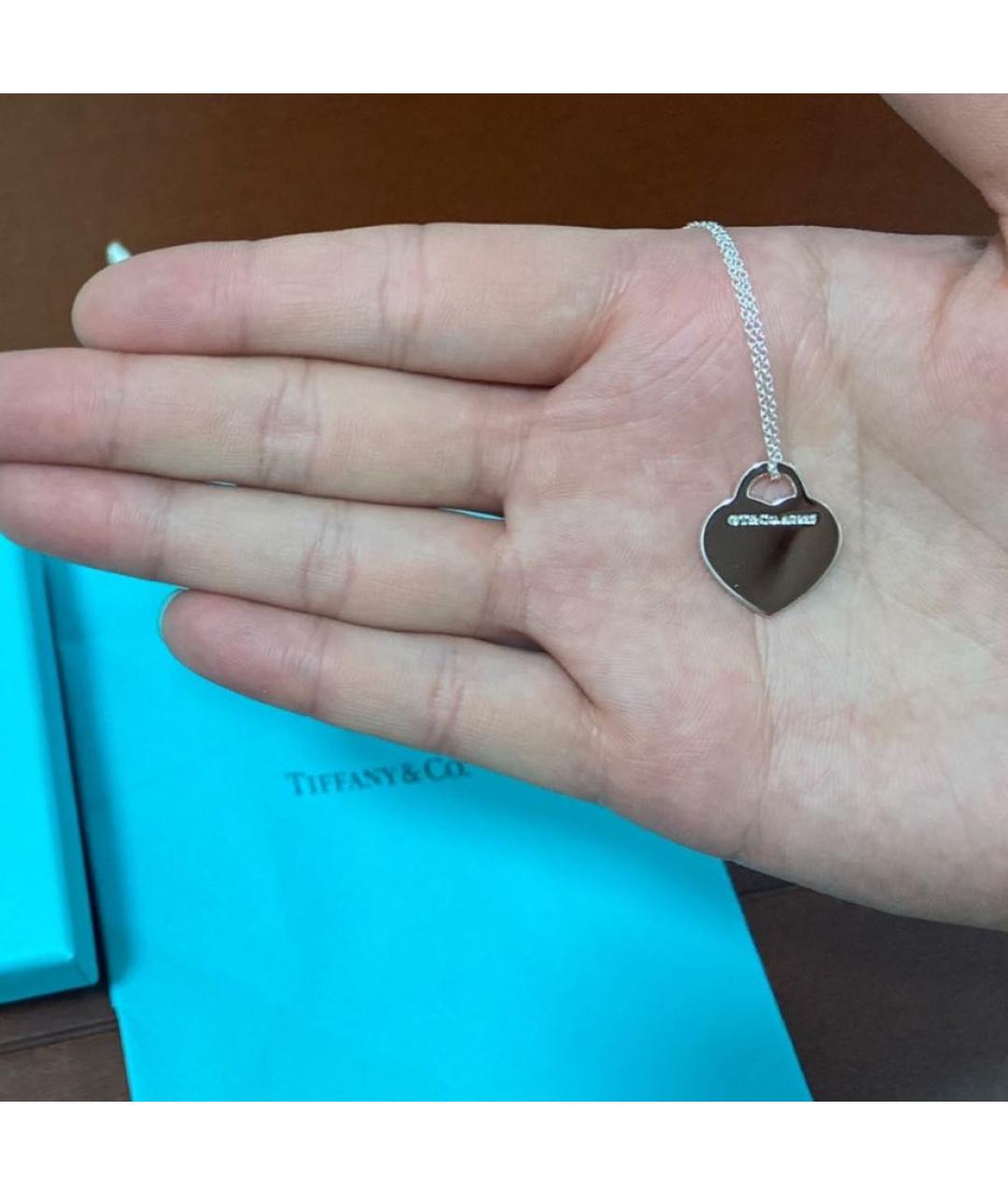 TIFFANY&CO Серебряный серебряный кулон, фото 5