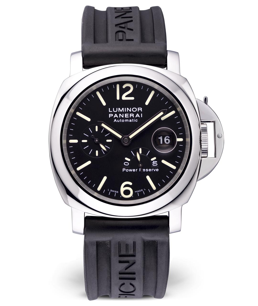 PANERAI Черные металлические часы, фото 1
